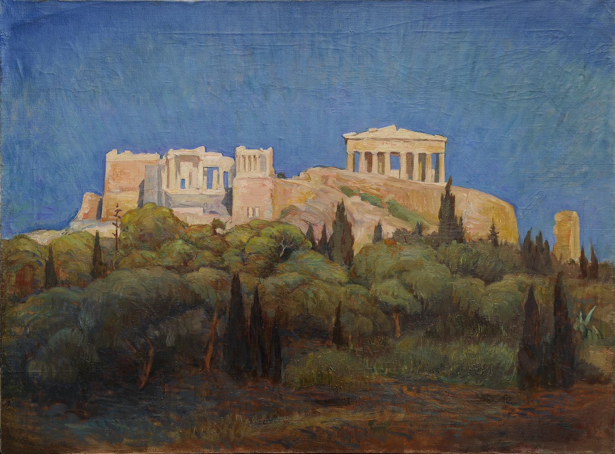 The Acropolis and the Parthenon in Modern Greek art as symbols of national and world heritage